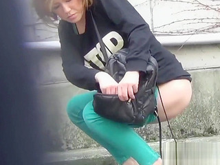 Horny Japanese Schoolgirl Peeing in Public - XXX Nippon Tokyo XXX