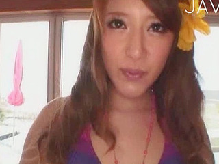 Japanese plaything has her pussy teased with a toy