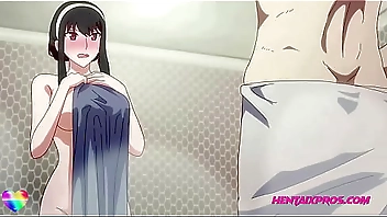 Ex Couple Bathroom Reconciliation Sex in the Shower - UNCENSORED ANIME